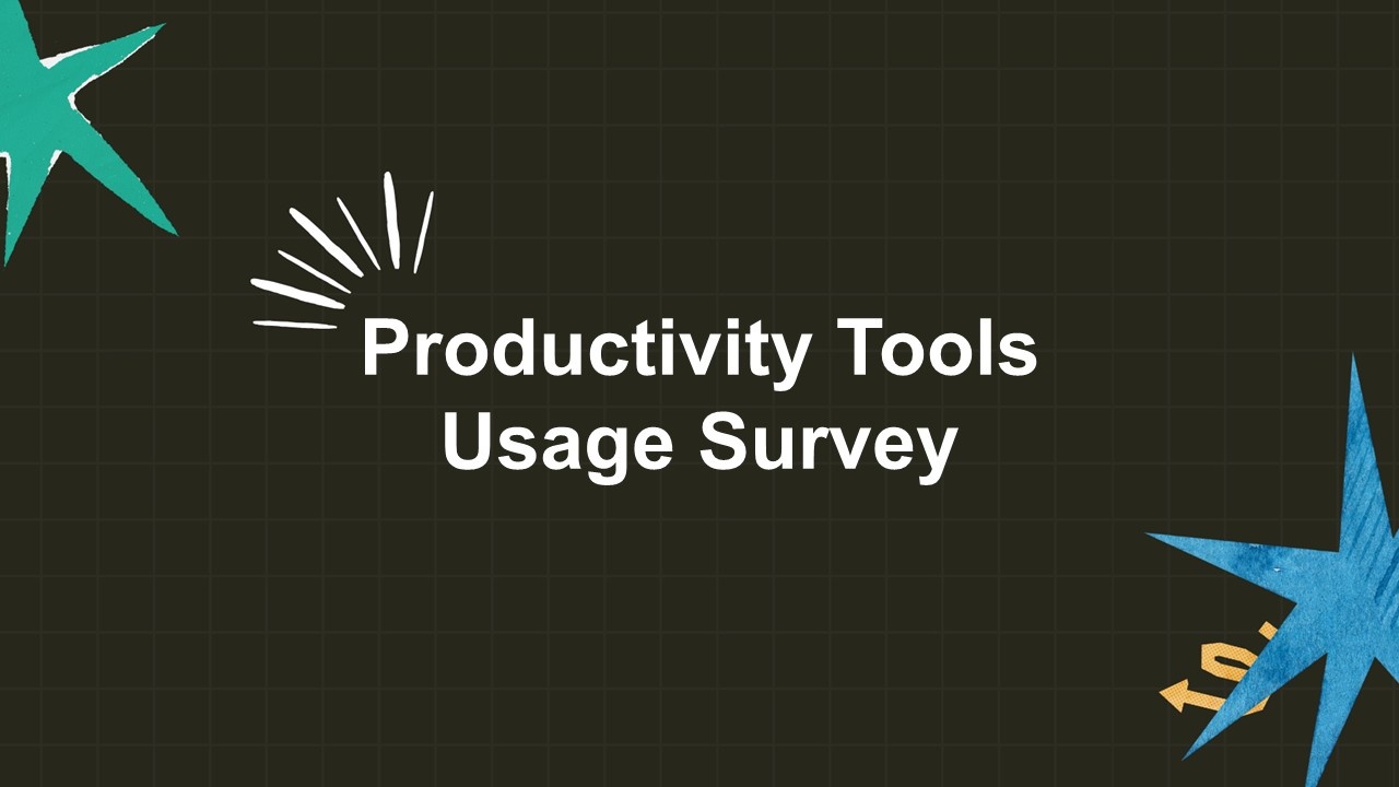 Productivity Tools Usage Survey Poll Template