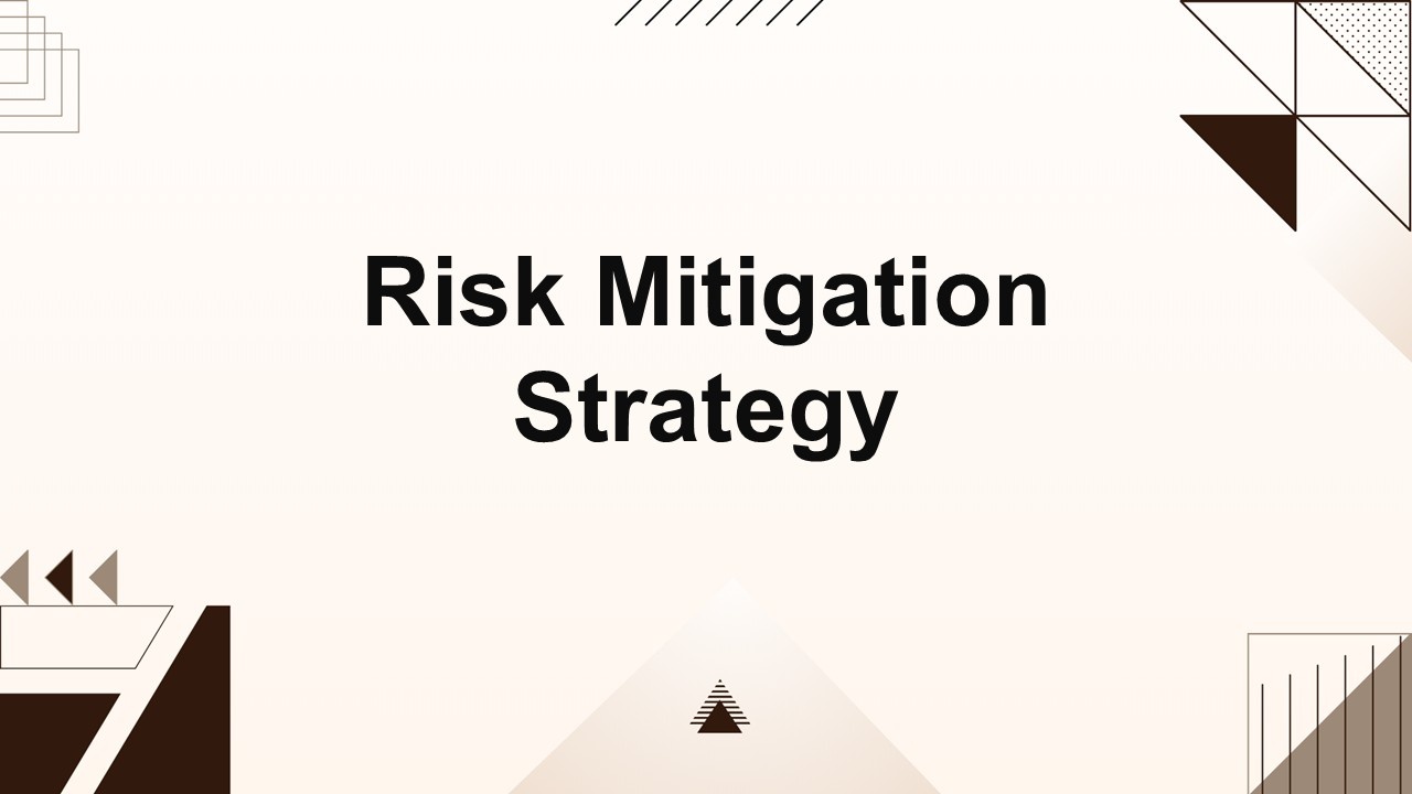 Risk Mitigation Strategy Presentation Template