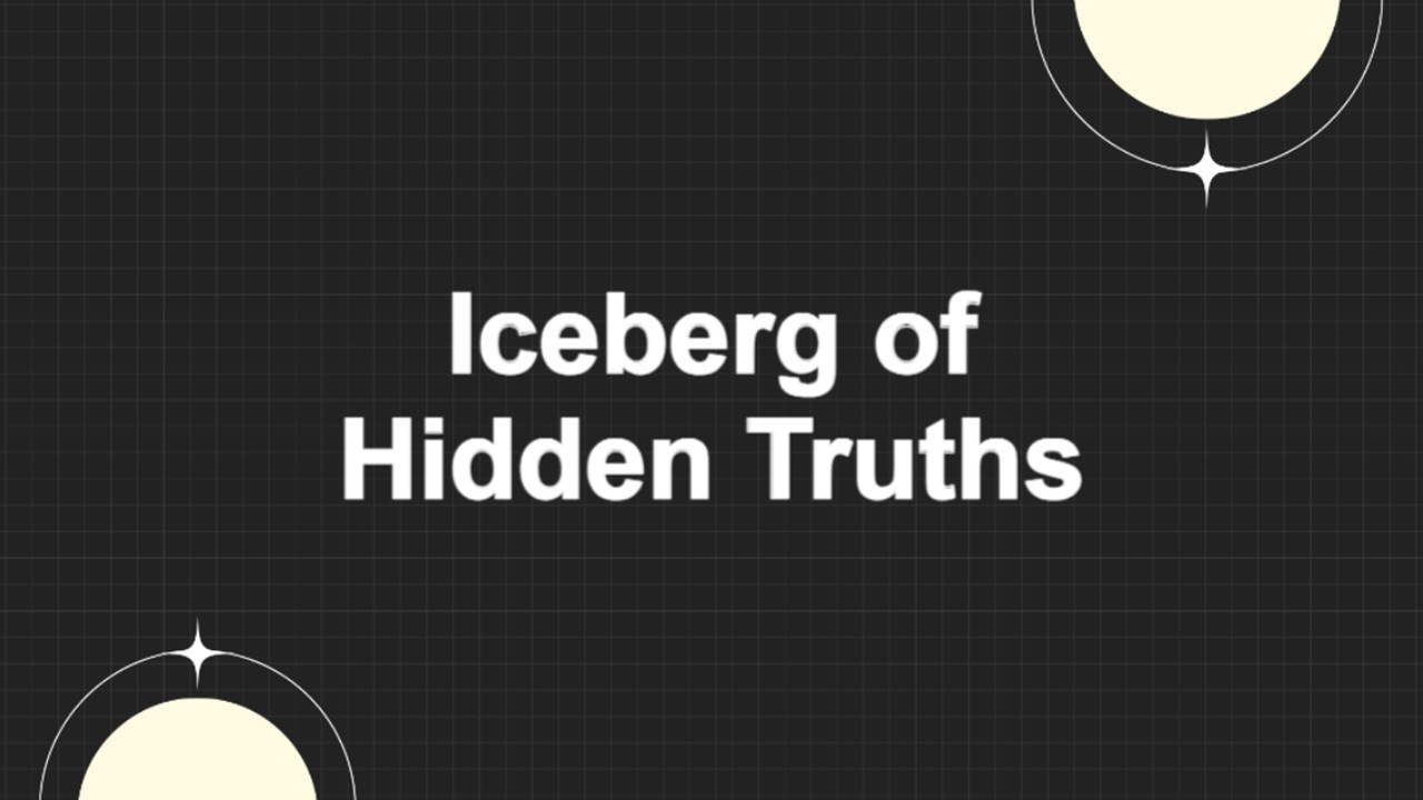 Iceberg of Hidden Truths Presentation Template