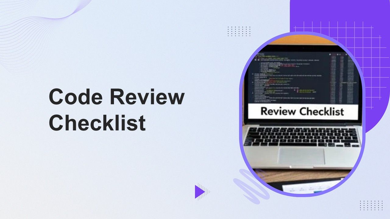 Code Review Checklist Presentation Template