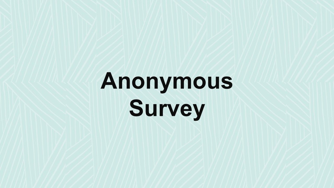 Anonymous Survey Poll Template