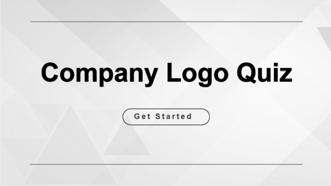 Company Logo Quiz Template