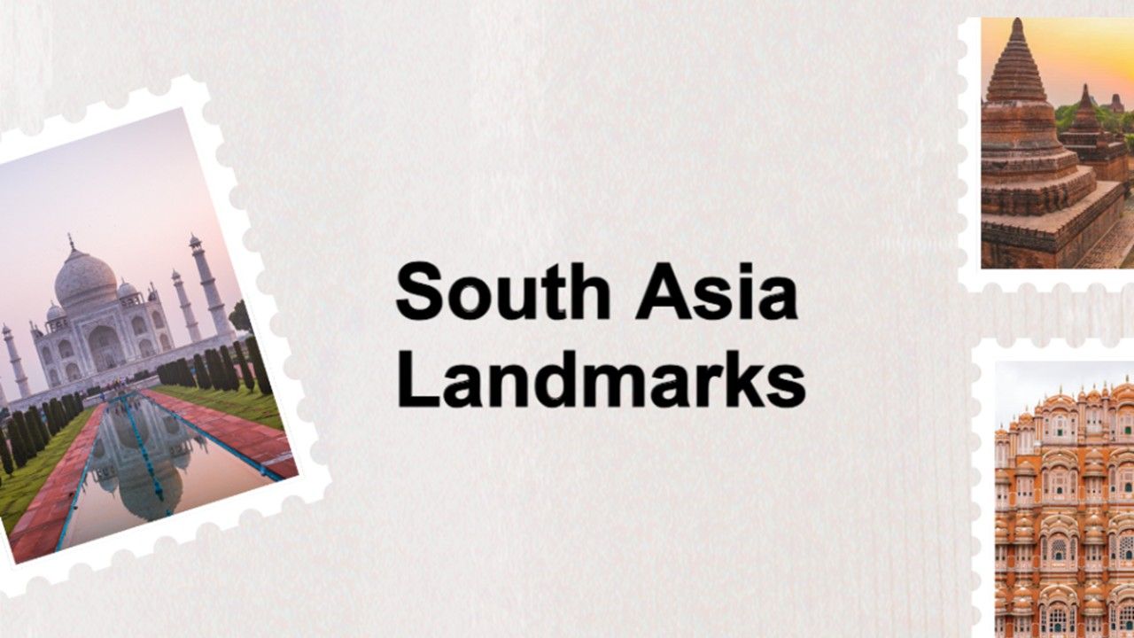 South Asia Landmarks Presentation Templates