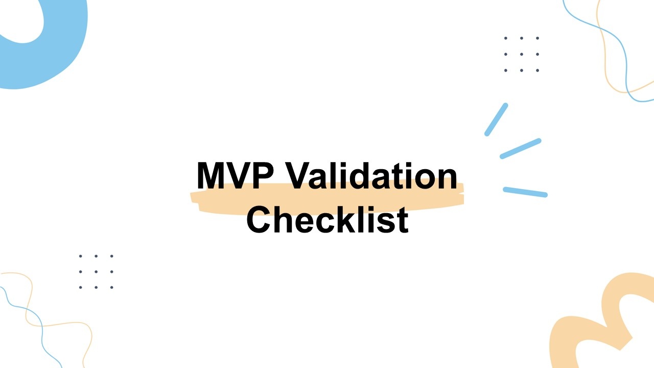 MVP Validation Checklist Presentation Template