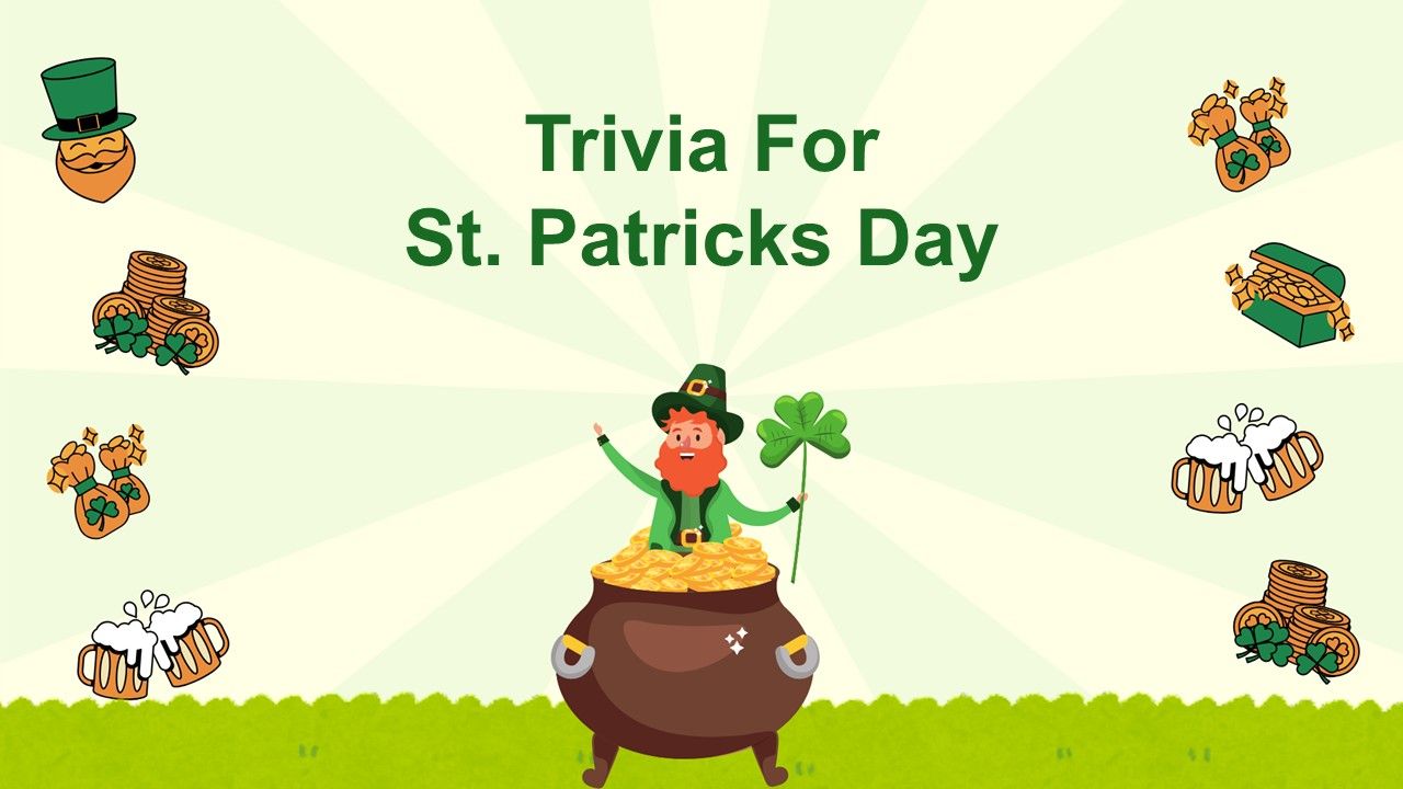 Trivia for St. Patricks Day Quiz Template