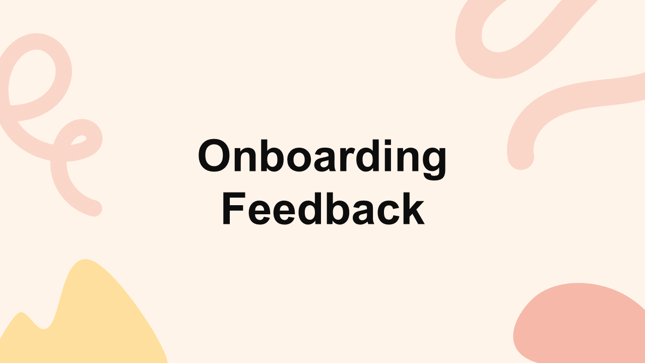 Onboarding Feedback Poll Template