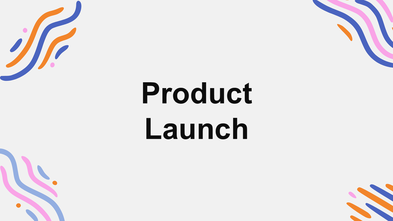 Product Launch Presentation Template