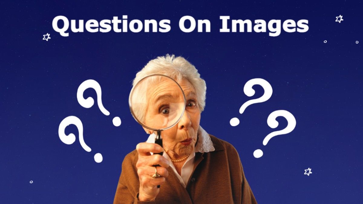 Questions On Images Presentation Template