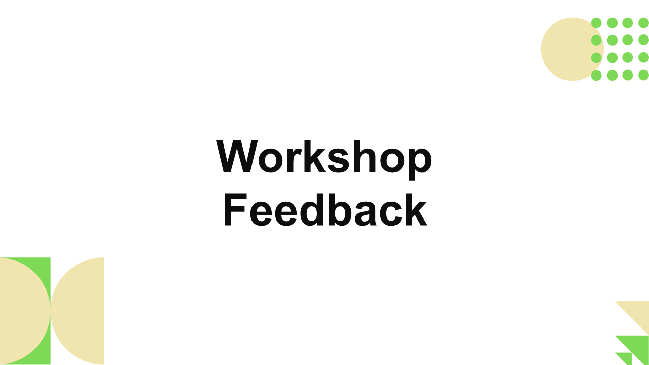 Workshop Feedback Poll Template