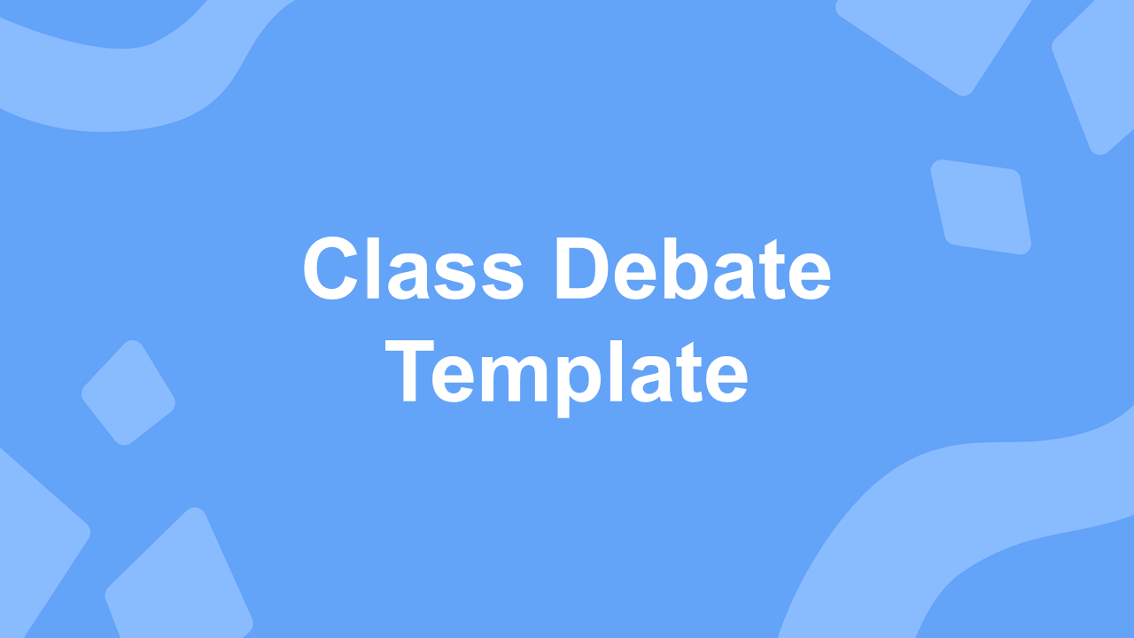 Class Debate Presentation Templates