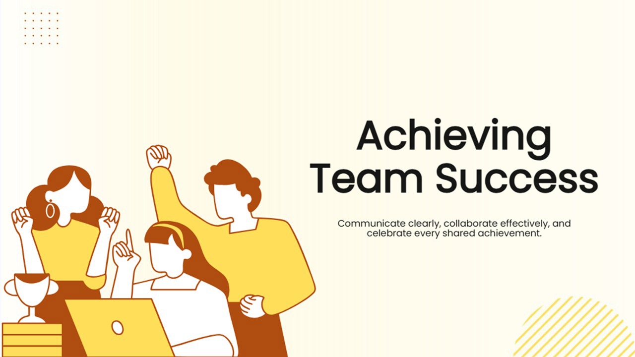 Achieving Team Success Presentation Template