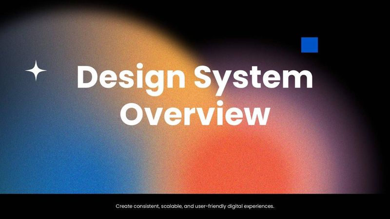 This template with a dark black backdrop, vibrant gradient lighting, and clean modern typography.