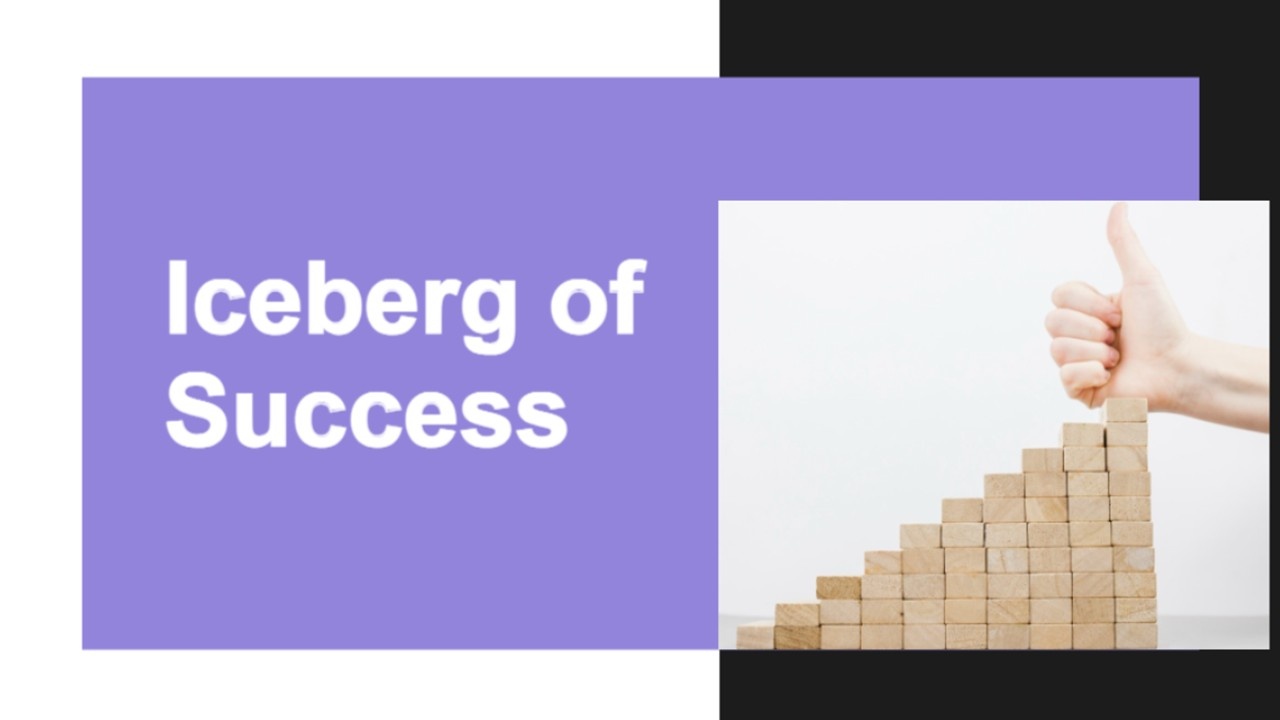 Iceberg of Success Presentation Template