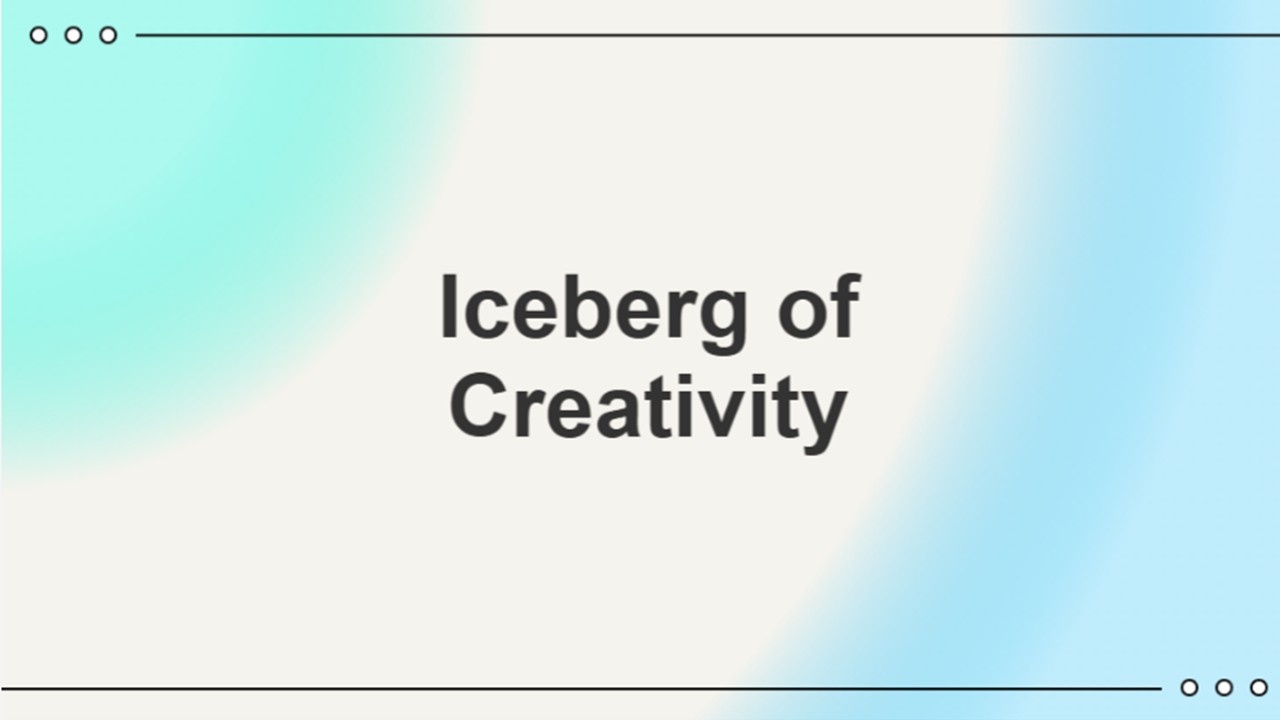 Iceberg of Creativity Presentation Template