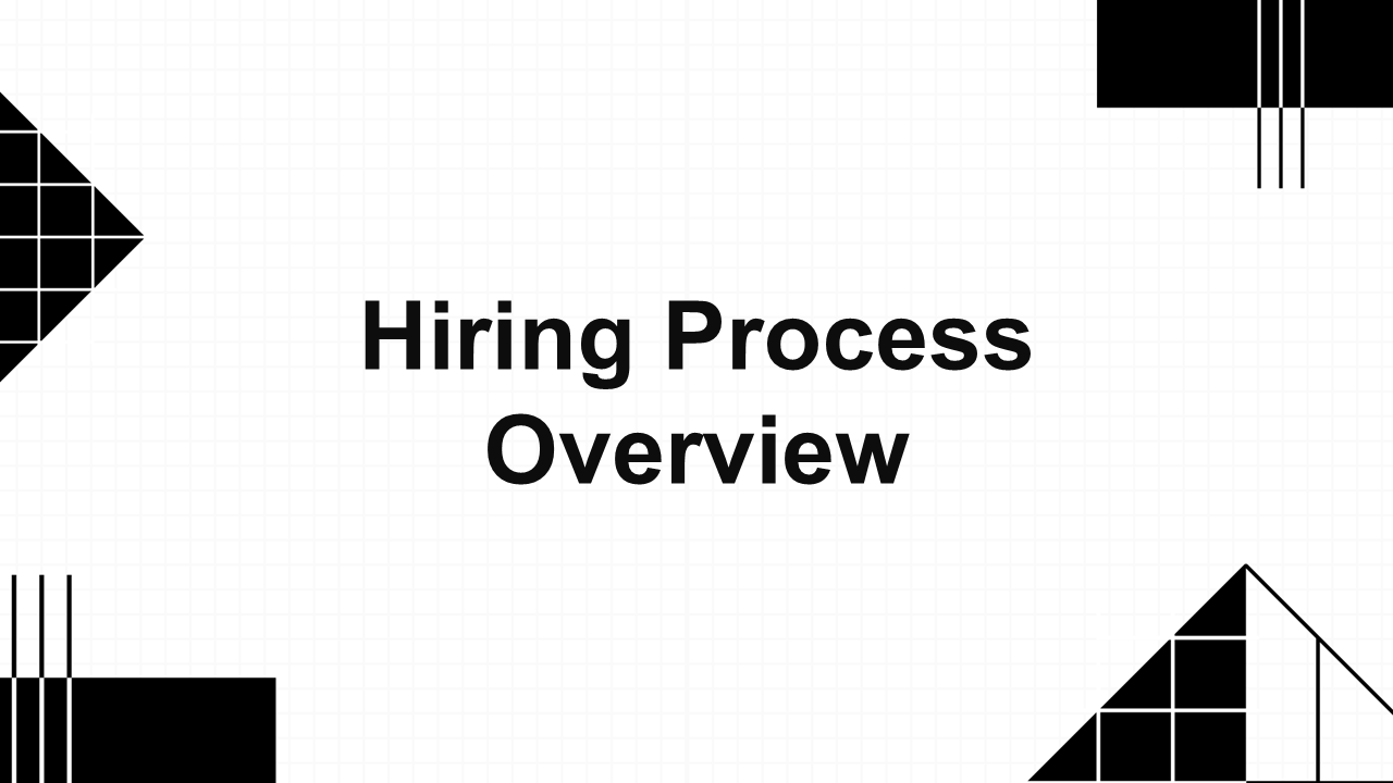 Hiring Process Overview Presentation Template