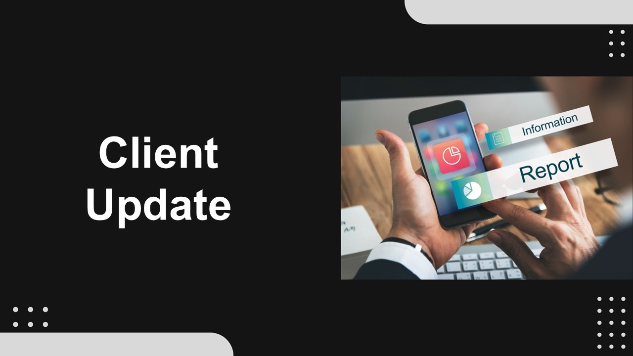Client Update Presentation Template
