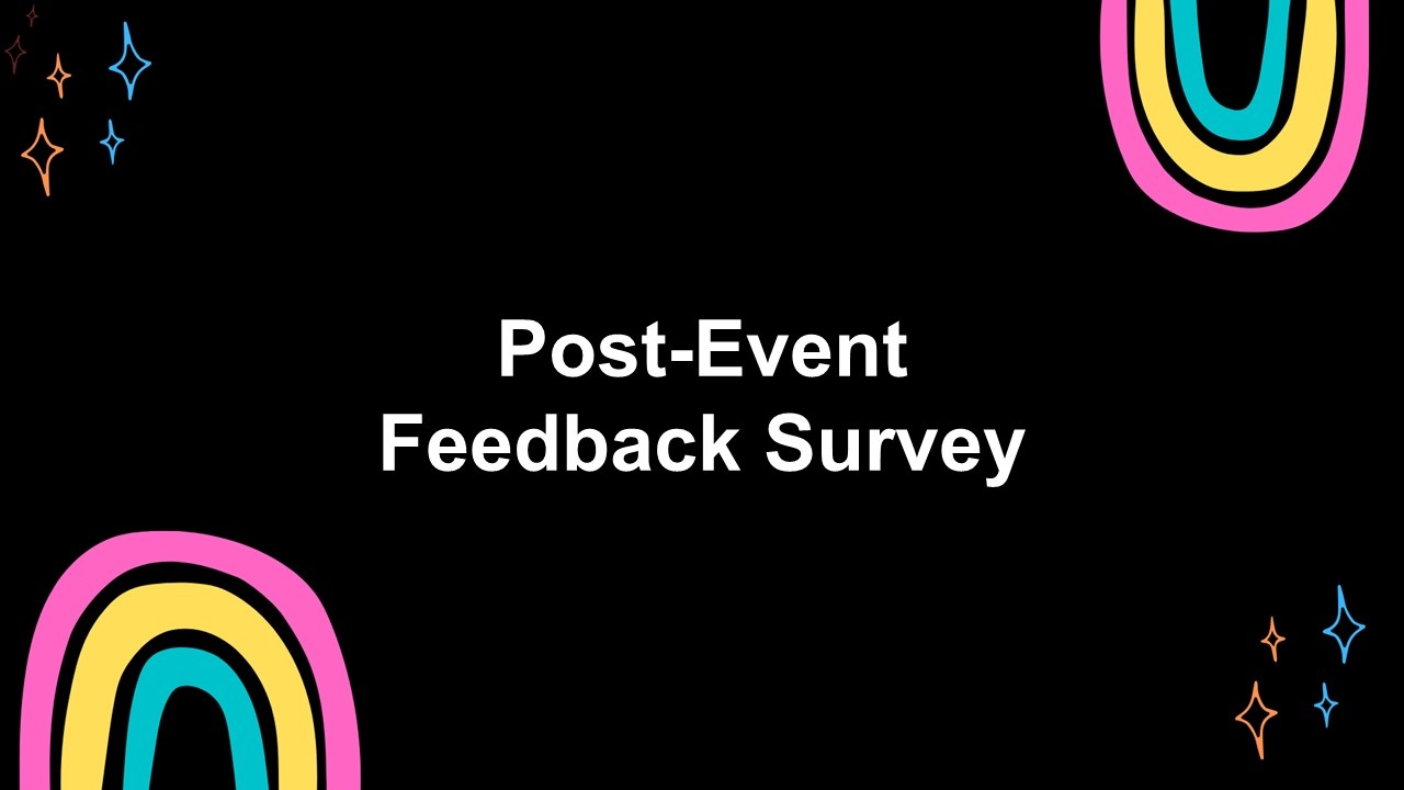 Post-Event Feedback Survey Poll Template