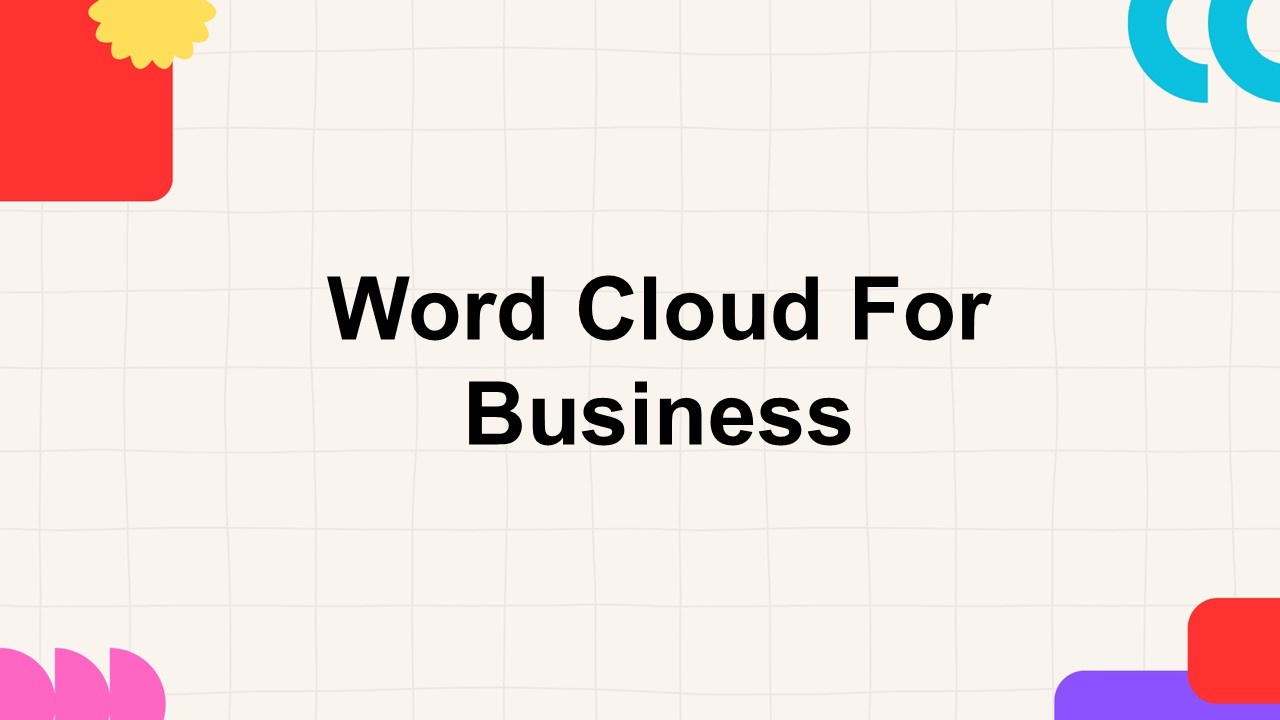 Word Cloud for Business Presentation Template