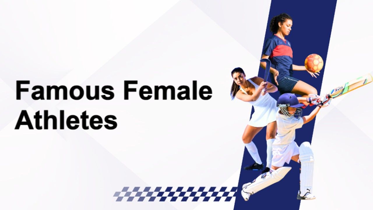 Famous Female Athletes Presentation Template