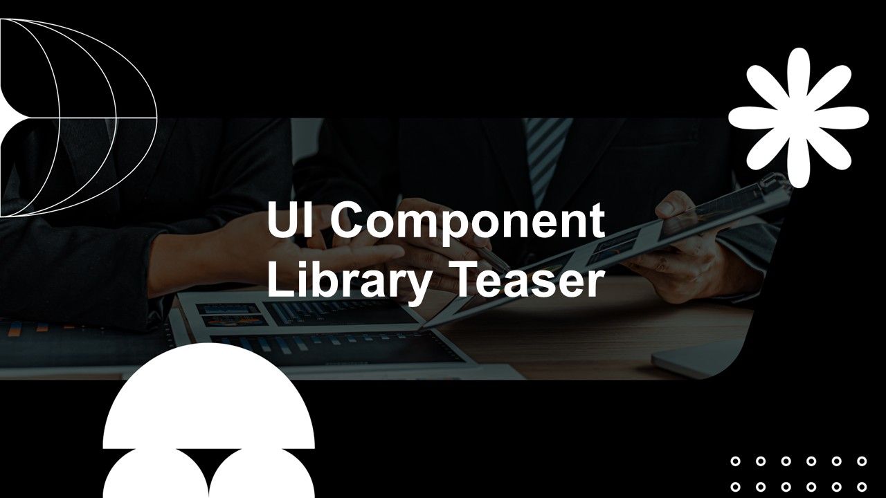 UI Component Library Teaser Presentation Template