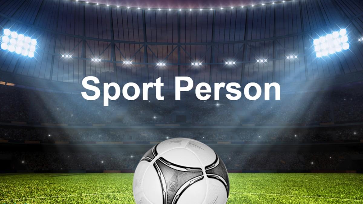 Sport Person Presentation Template