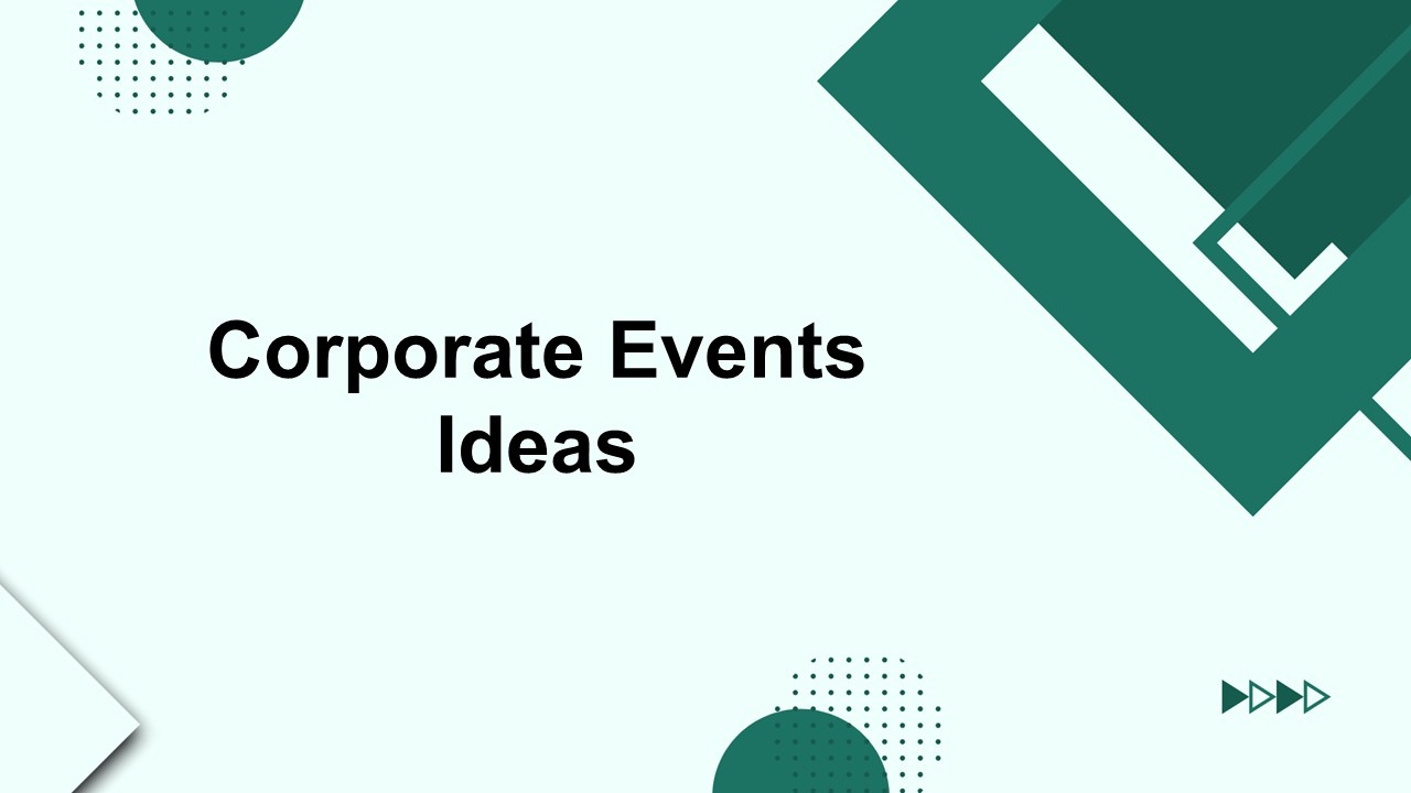 Corporate Events Ideas Presentation Template
