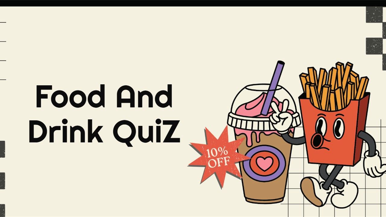 Food and Drink Quiz Template