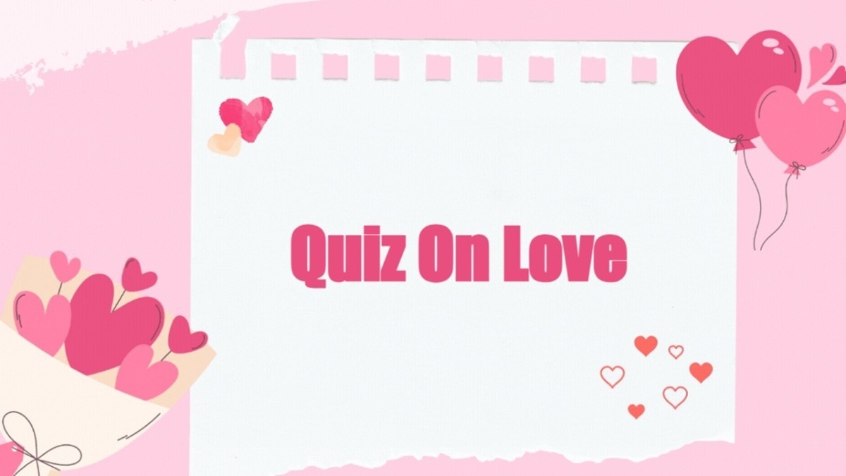 Quiz On Love Quiz Template