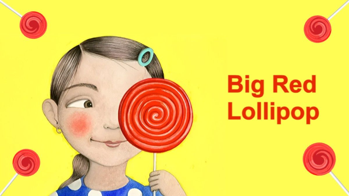 Big Red Lollipop Presentation Template