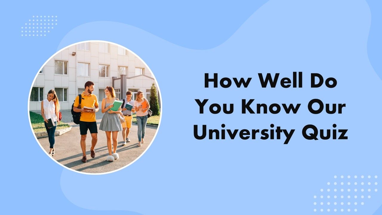 How Well Do You Know Our University Quiz Template