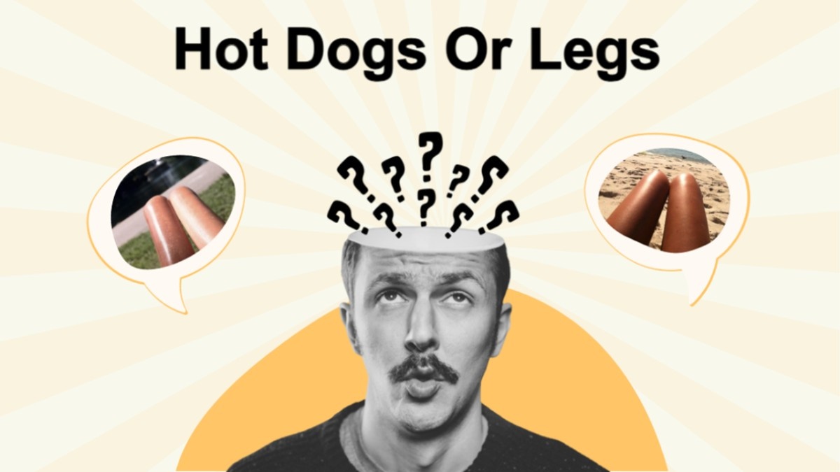 Hot Dogs Or Legs Presentation Template