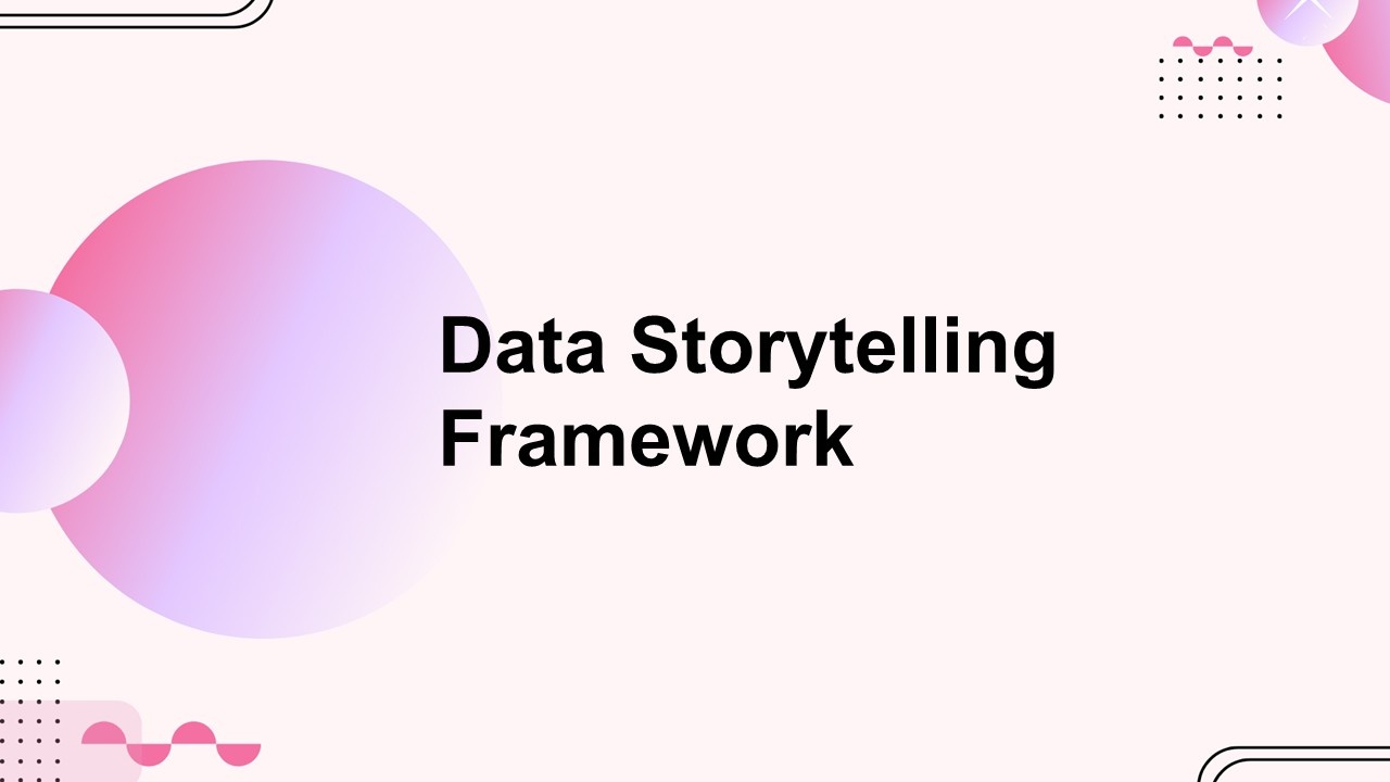 Data Storytelling Framework Presentation Template