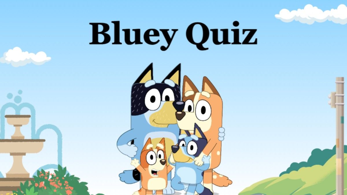 Bluey Quiz Template