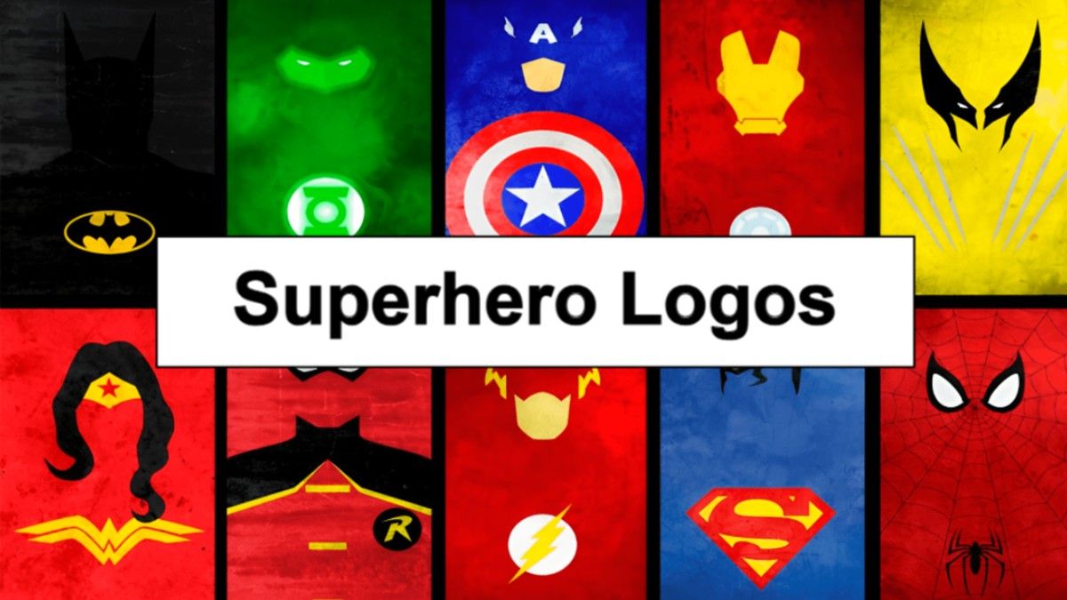 Superhero Logos Presentation Template