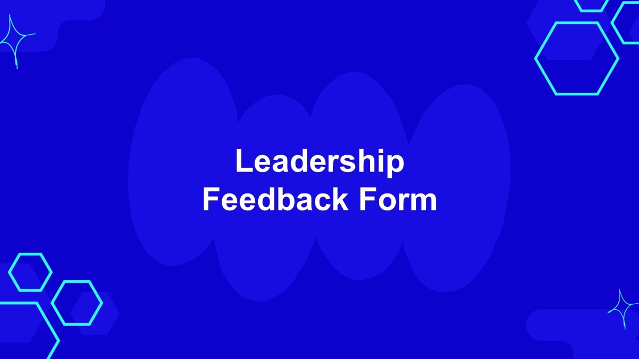 Leadership Feedback Form Poll Template