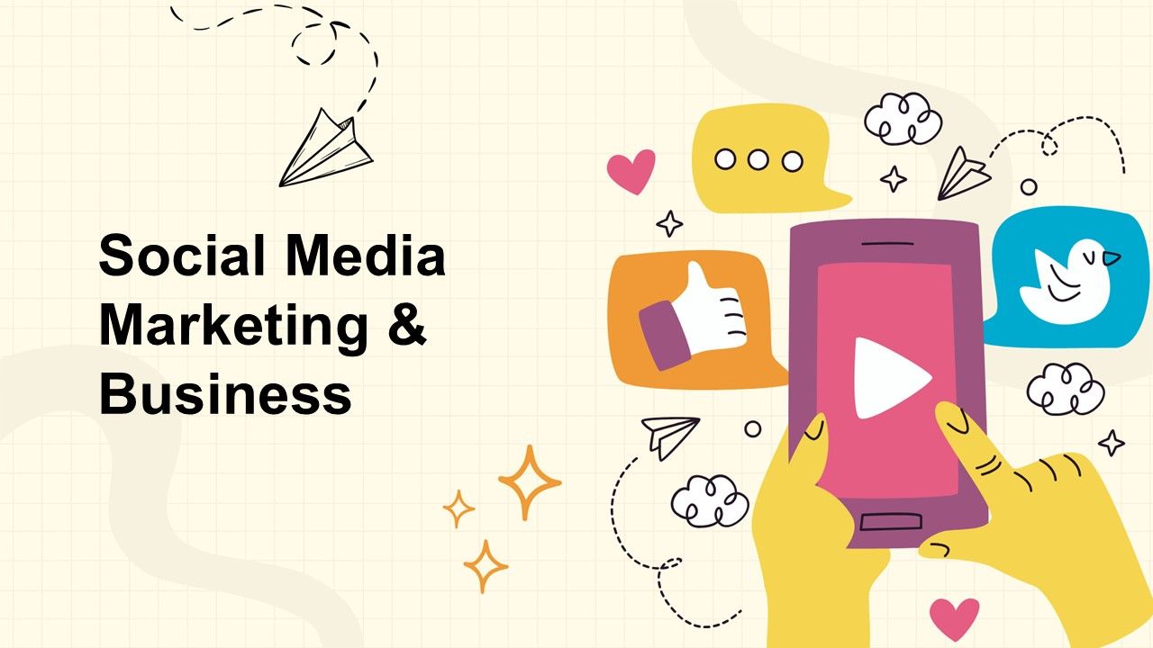 Social Media Marketing & Business Presentation Template