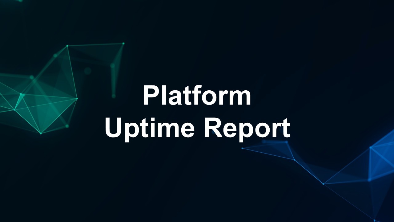 Platform Uptime Report Presentation Template