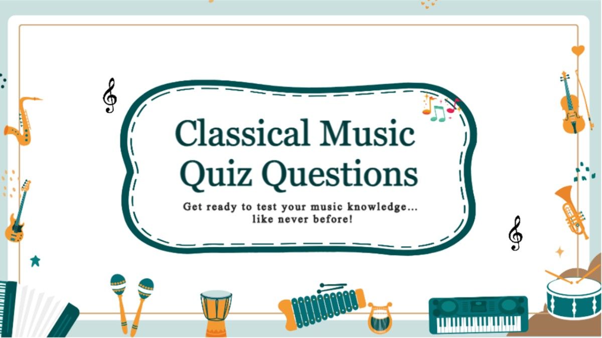 Classical Music Quiz Template