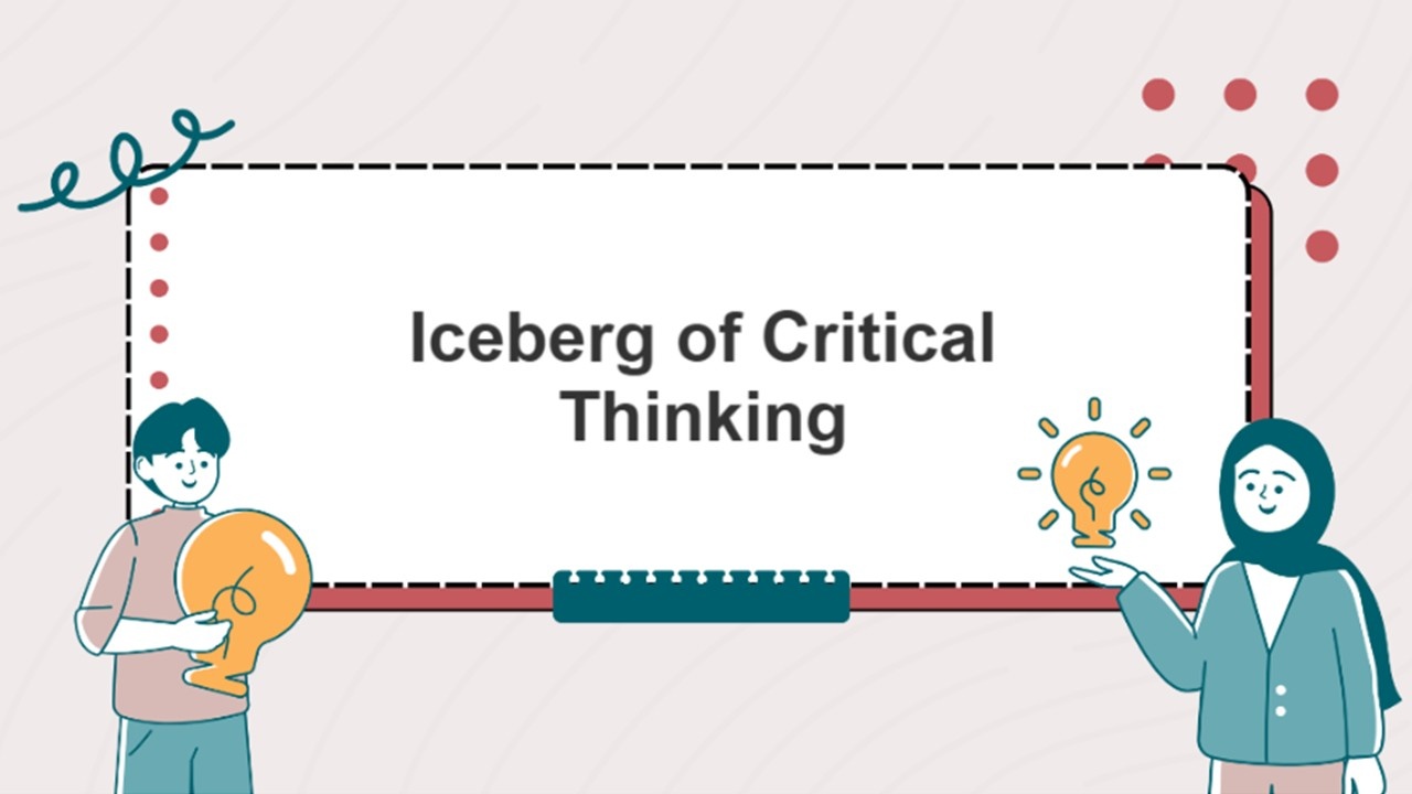 Iceberg of Critical Thinking Presentation Template