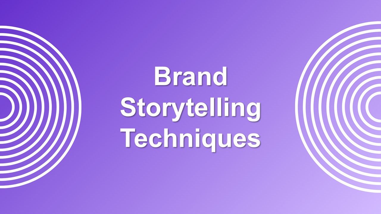 Brand Storytelling Techniques Presentation Templates