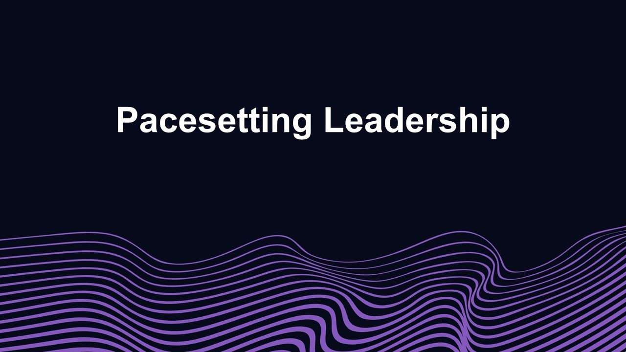 Pacesetting Leadership Presentation Template