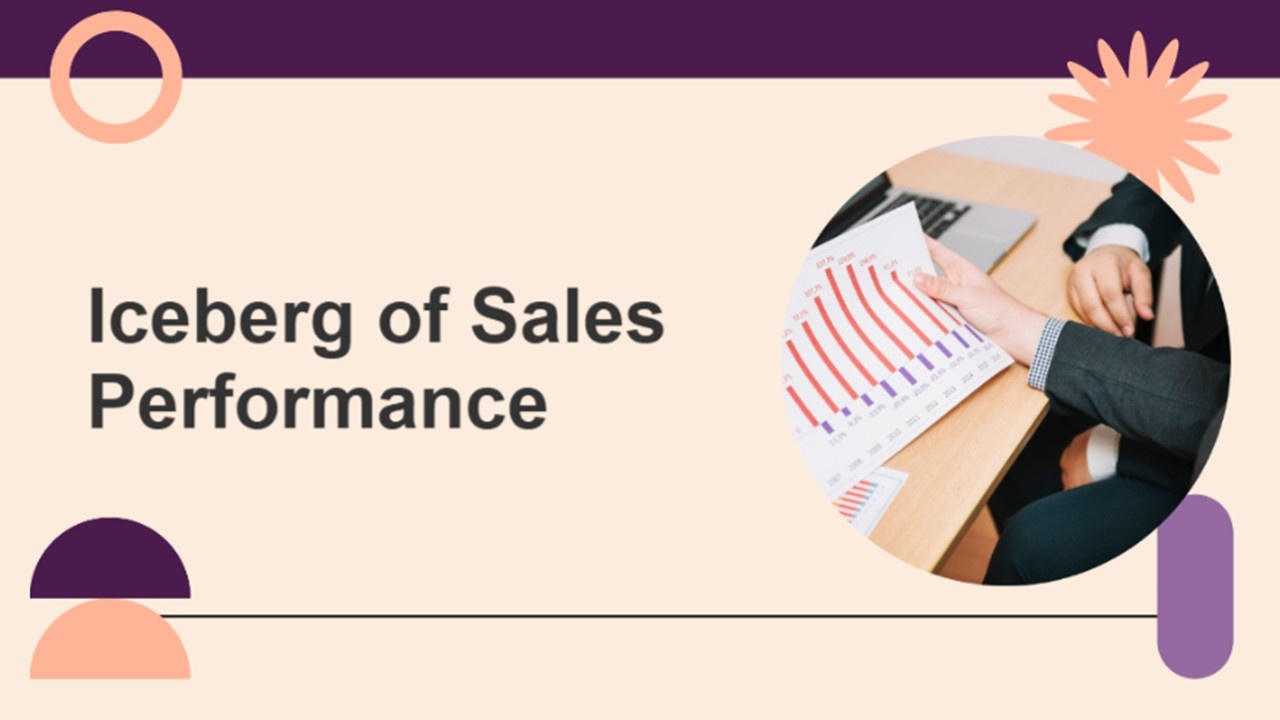 Iceberg of Sales Performance Presentation Template