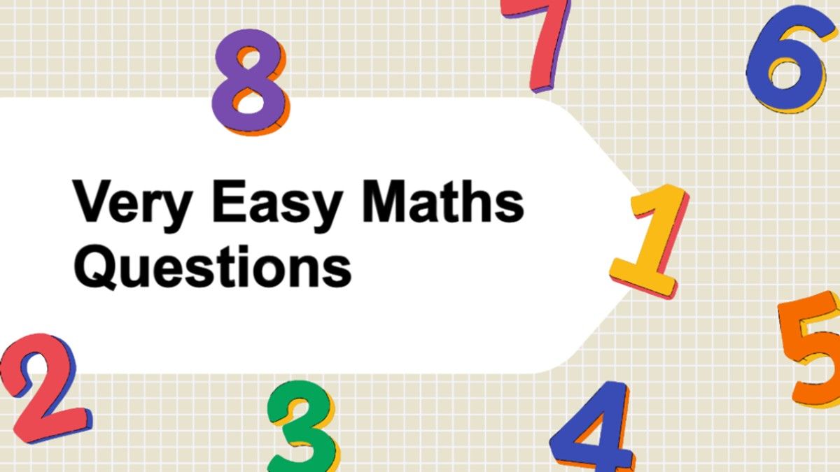 Very Easy Maths Questions Presentation Templates
