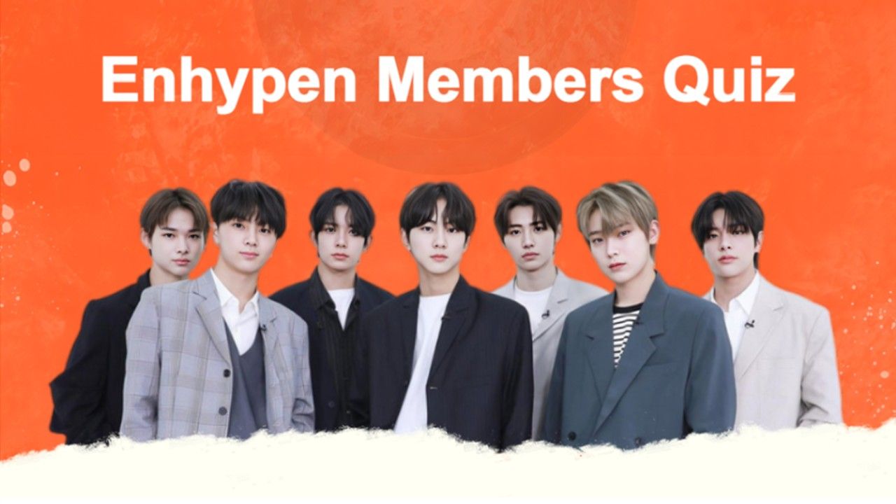 Enhypen Members Quiz Template