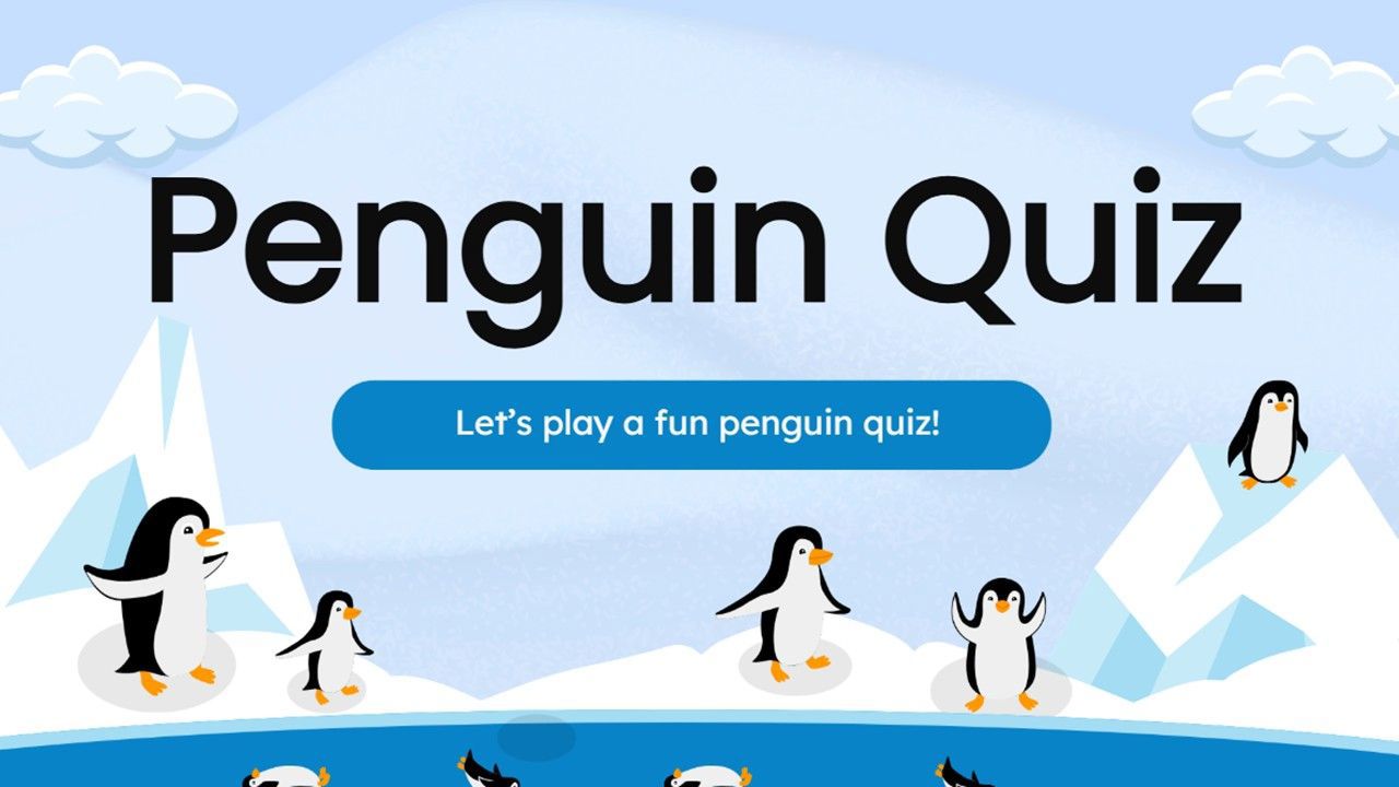 Penguin Quiz Template