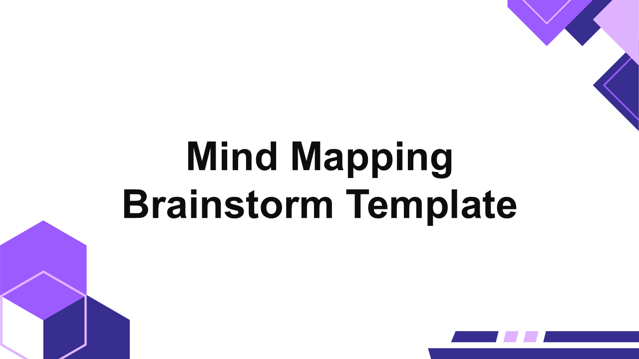Mind Mapping Brainstorm Presentation Template