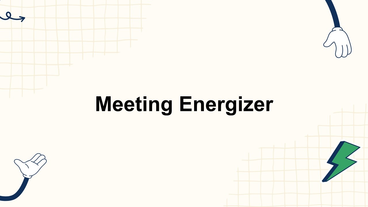Meeting Energizer Meeting Template