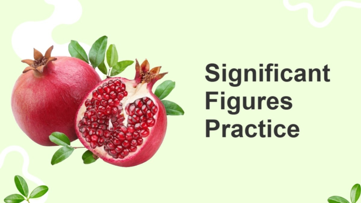 Significant Figures Practice Presentation Template