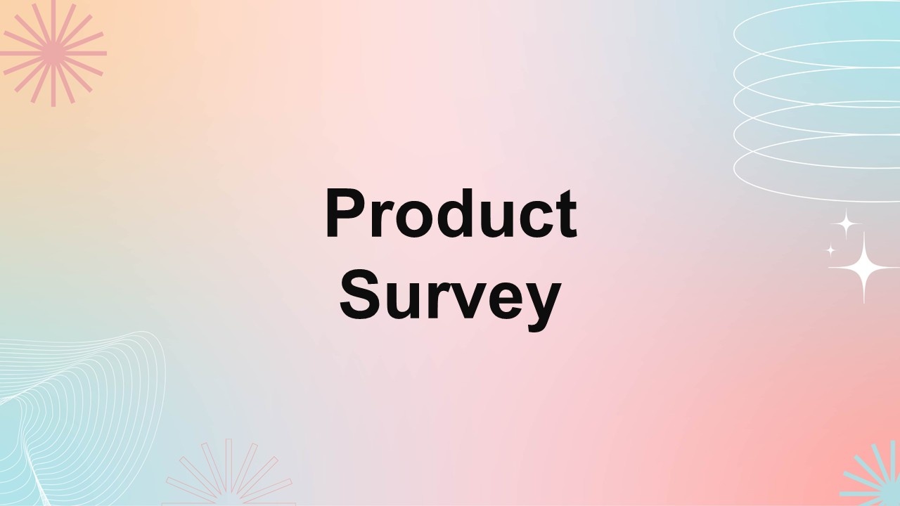 Product Survey Poll Template