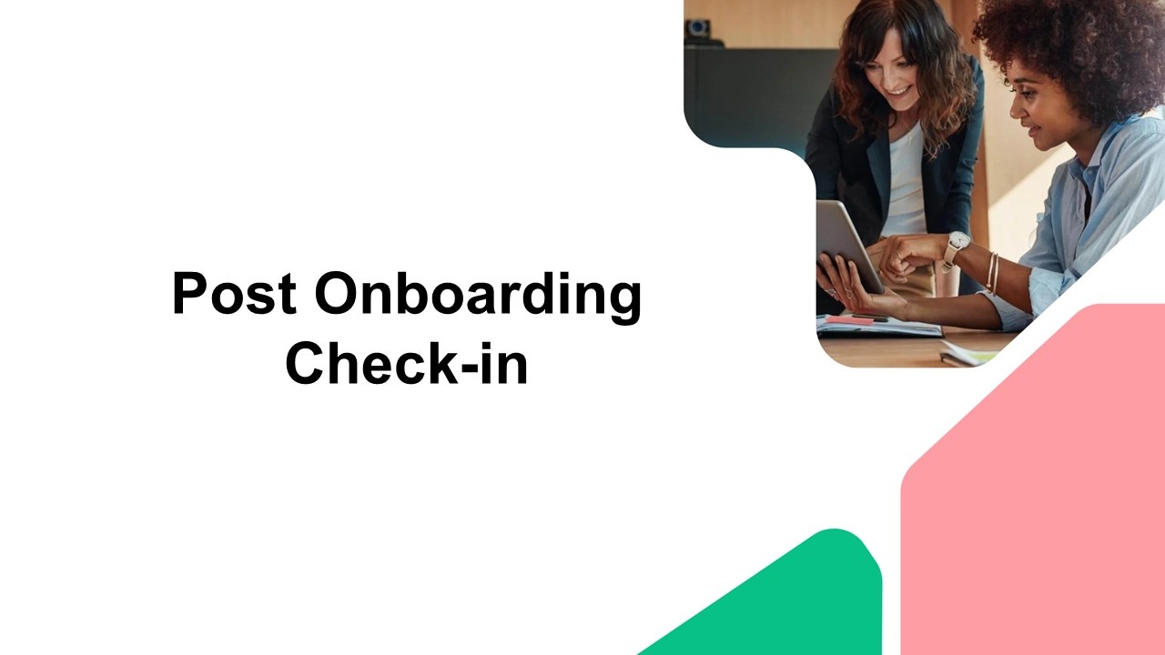 Post Onboarding Check-in Presentation Templates